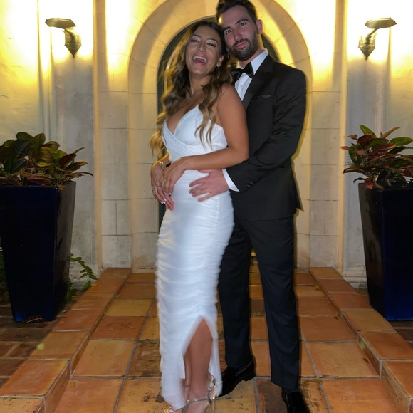 White cocktail dress - Picture 4 of 6